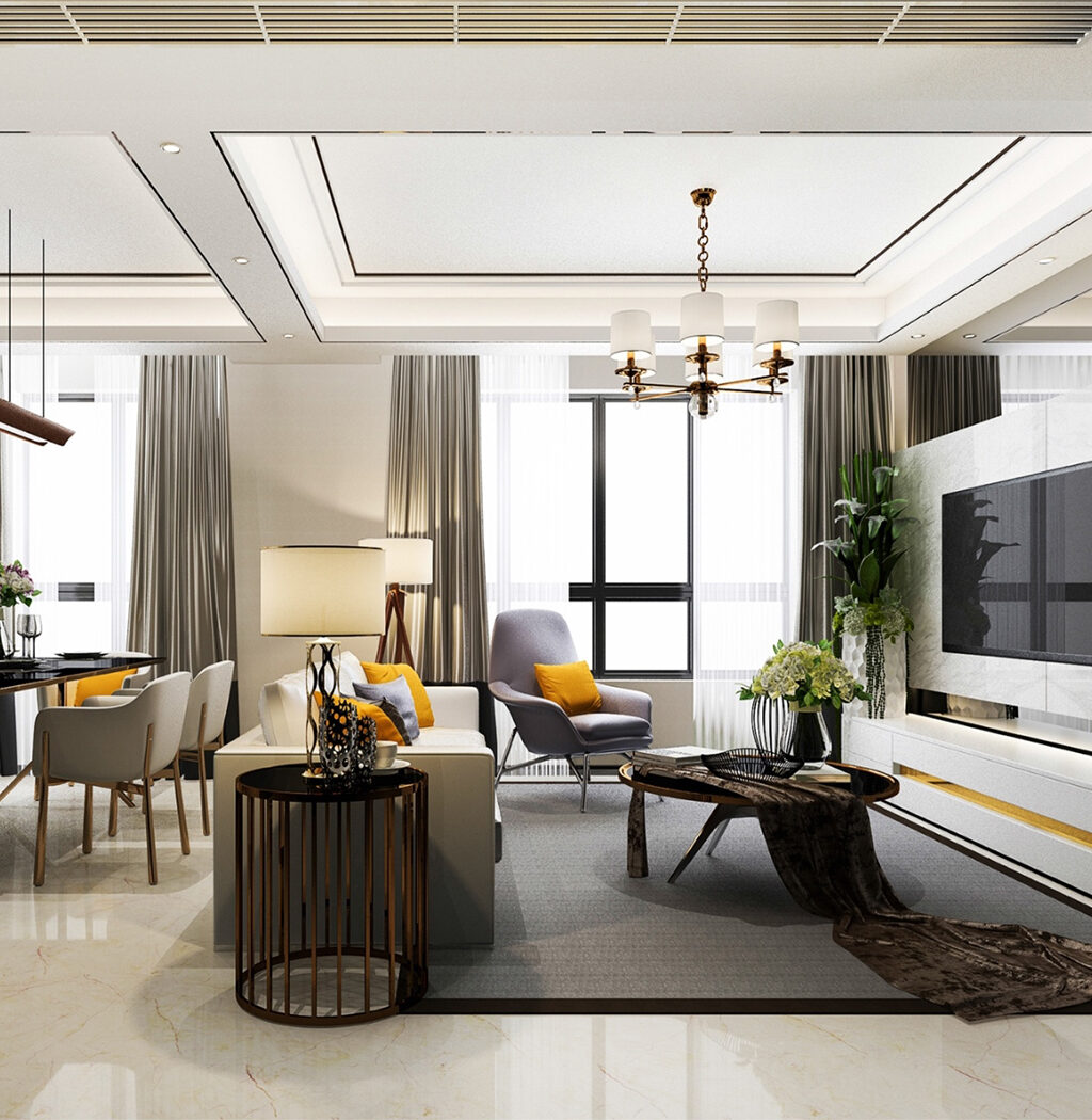 Purpledesk - House Hall Interior Designing