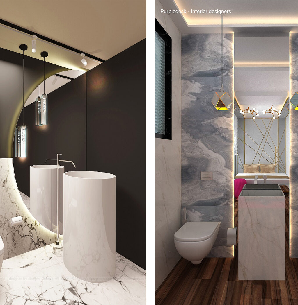 Purpledesk - Bathroom and Toilet Interior Decoration