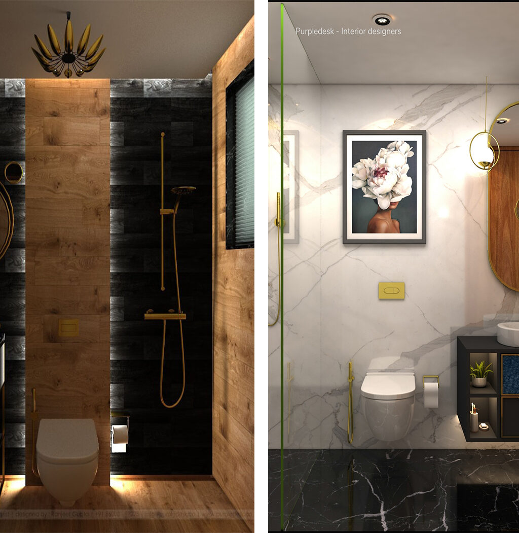Purpledesk - Exclusive Home Bathroom and Toilet Interior Designing in Mumbai